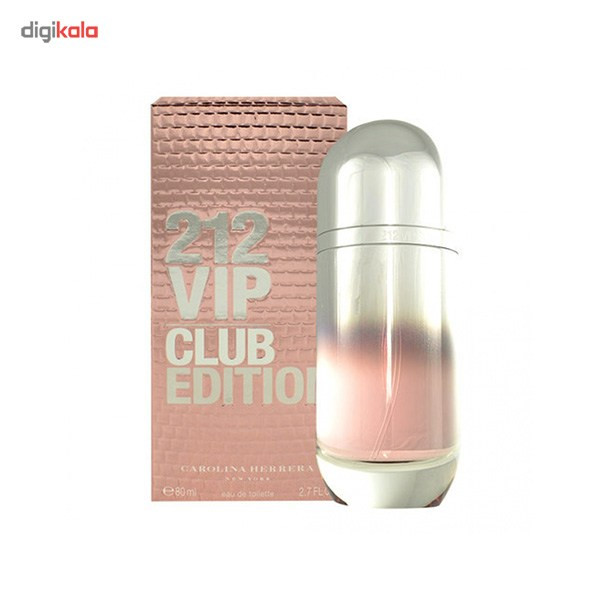 ادو تویلت زنانه کارولینا هررا مدل 212 VIP Club Edition حجم 80 میلی لیتر