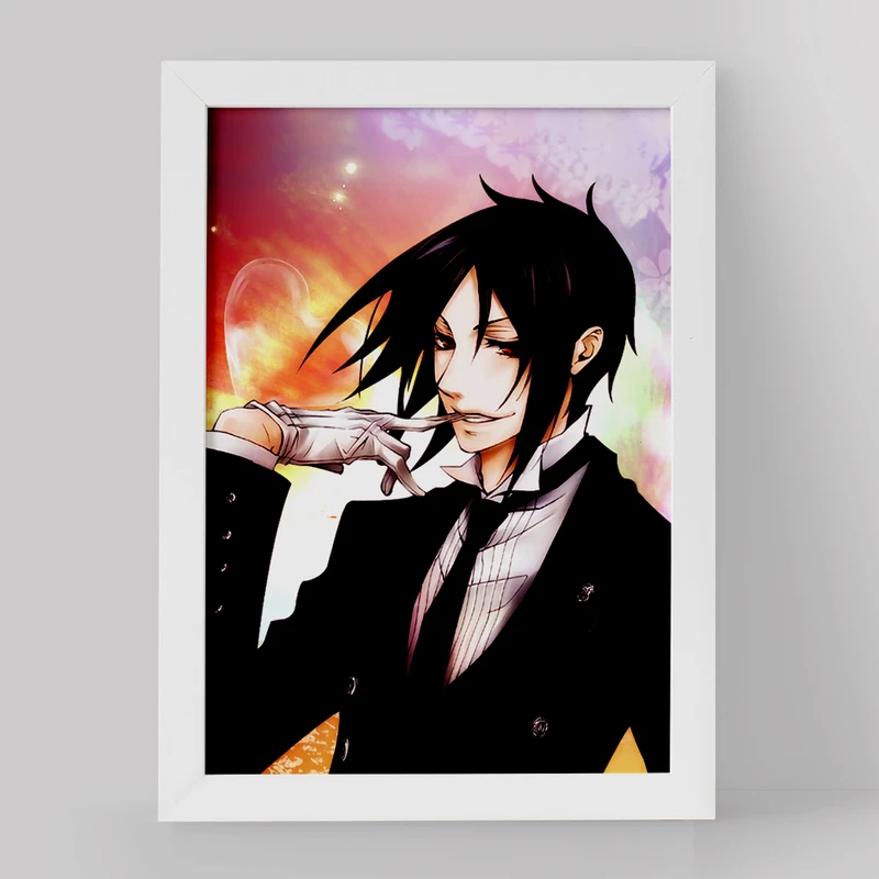 تابلو خندالو مدل سباستین انیمه خادم سیاه کد 16332