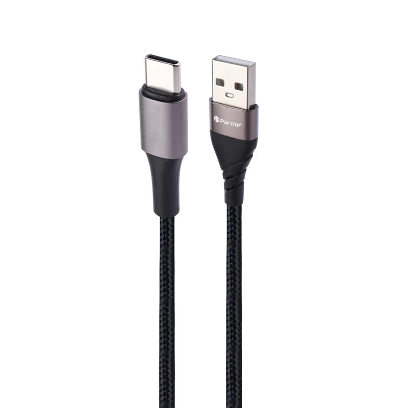 کابل تبدیل USB به USB-C پارمپ مدل Efficiency Speed طول 0.3 متر