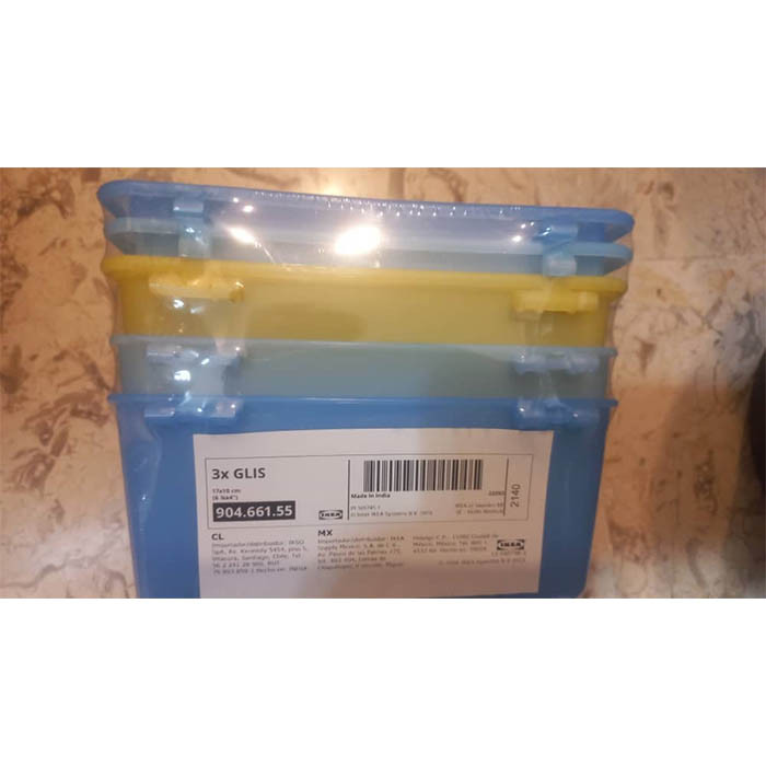 باکس نظم دهنده ایکیا مدل 661 بسته 3 عددی باکس نظم دهنده ایکیا مدل 661 بسته 3 عددی