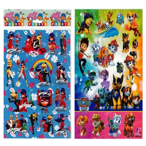 برچسب طرح دختر کفشدوزکی و سگ نگهبان کد TT111 مجموعه 2 عددی