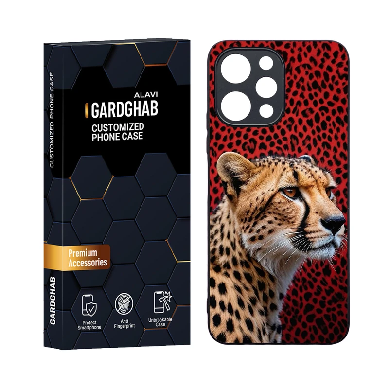 کاور گارد قاب علوی مدل دورژله ای حیوانات مناسب برای گوشی موبایل شیائومی Redmi 12 4G / 12 5G