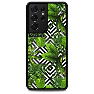 AKAM AMCWSGS21U-LEAVES3 Cover For Samsung Galaxy S21 Ultra