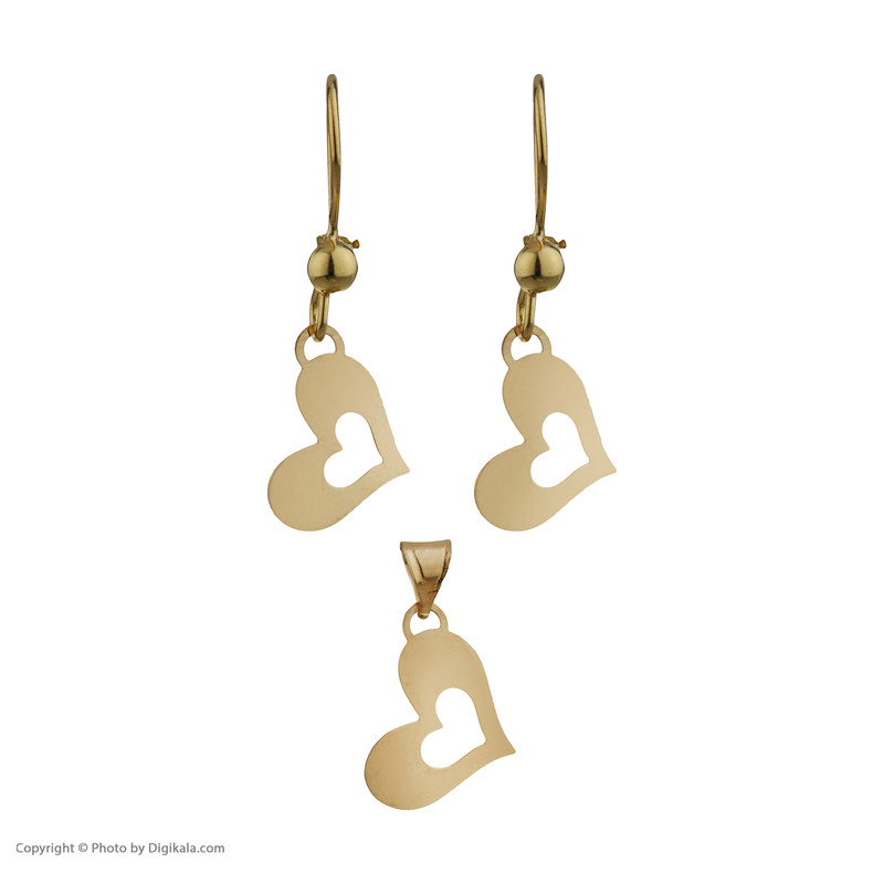 نیم ست طلا 18 عیار زنانه مایا ماهک مدل MS0591