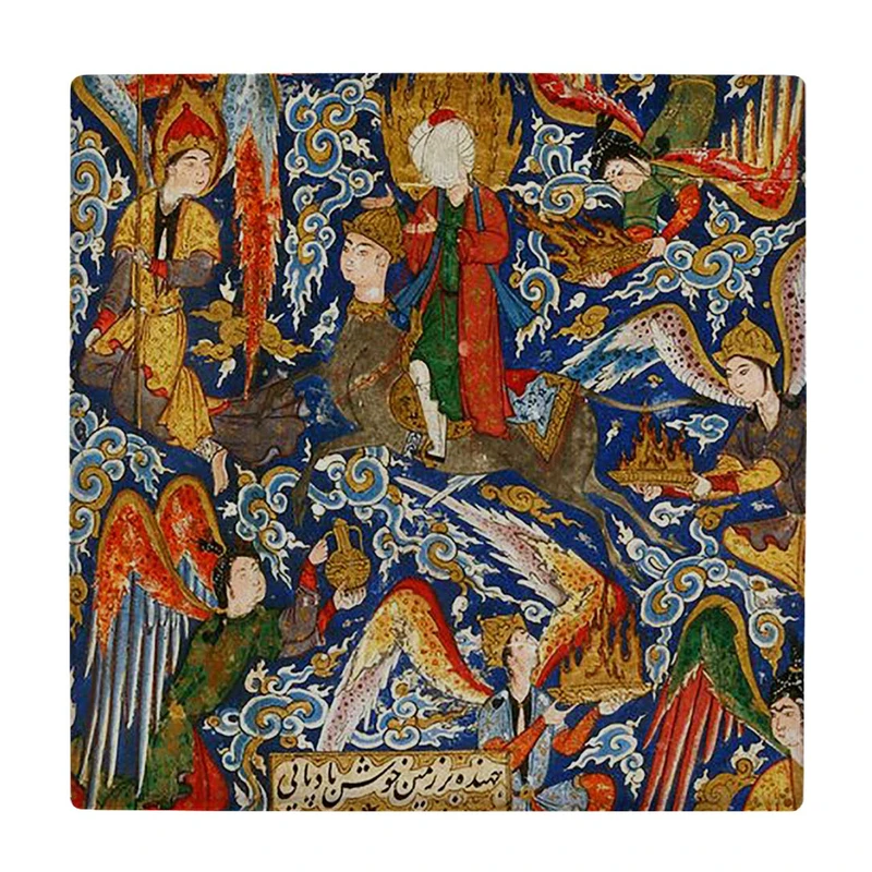  زیر لیوانی  طرح نگارگری ایرانی کد    5978810_4836