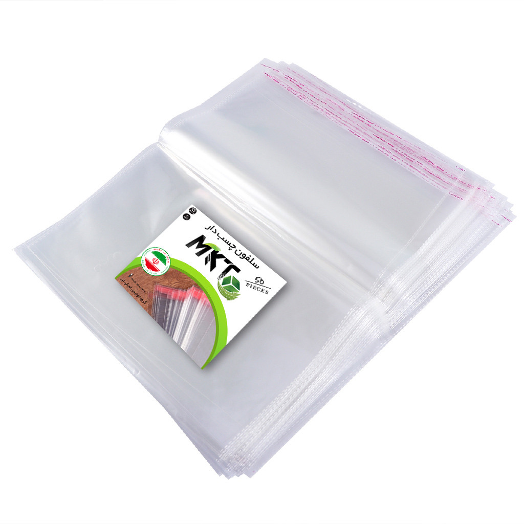 سلفون چسب دار مدل MKT کد 13X20 بسته 50 عددی