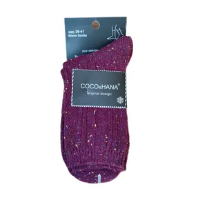 جوراب ساق بلند زنانه کوکو اند هانا مدل دونه برفی