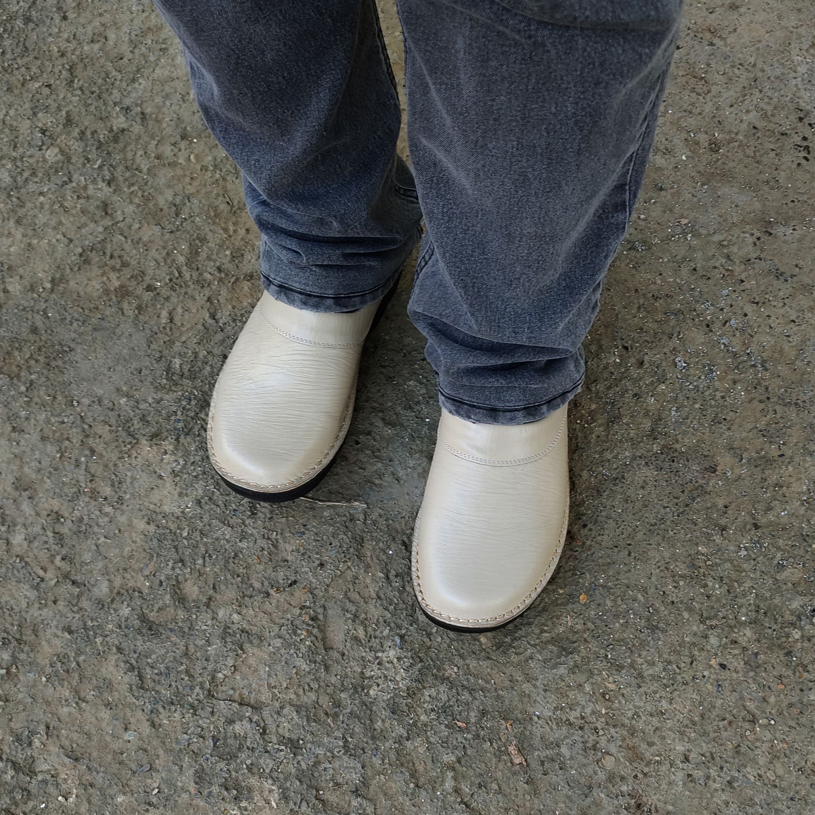 صندل مردانه چرم تبریز مدل فریدون - - 6