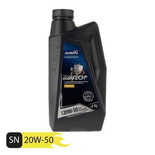 روغن موتور خودرو آیسین مدل 20W-50 SN PLUS حجم 1000 میلی لیتر