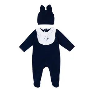 ست سرهمی و کلاه نوزادی فیورلا مدل 50012