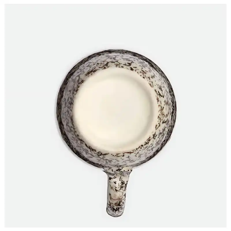 لیوان سرامیکی طرح مرمری بسته 6 عددی