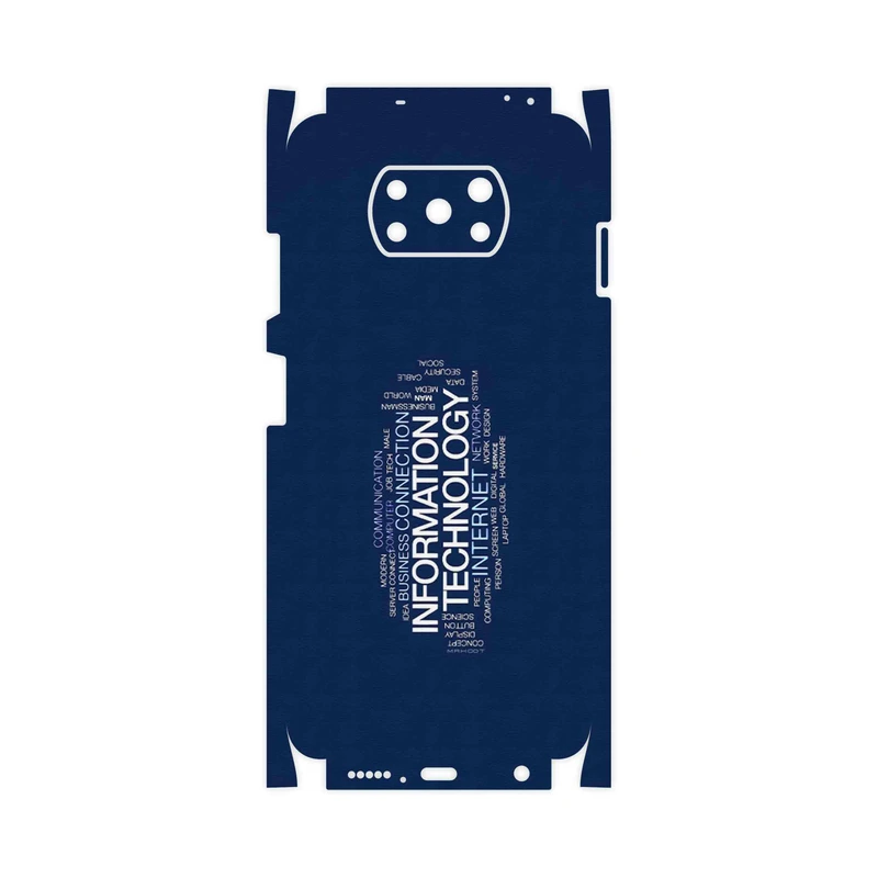 برچسب پوششی ماهوت مدل IT Science-FullSkin مناسب برای گوشی موبایل شیائومی Poco X3 NFC