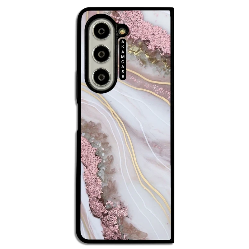 کاور آکام مدل AMC-WSGZFOLD5-MARBLE-30 مناسب برای گوشی موبایل سامسونگ Galaxy Z Fold 5