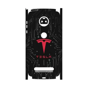 MAHOOT TESLA-Motors-FullSkin Cover Sticker for Motorola Moto Z2 Force