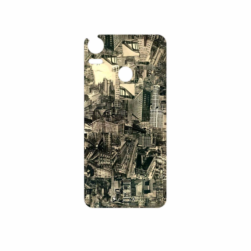 برچسب پوششی ماهوت مدل Collage of Skyscraper مناسب برای گوشی موبایل اچ تی سی Desire 10 Pro
