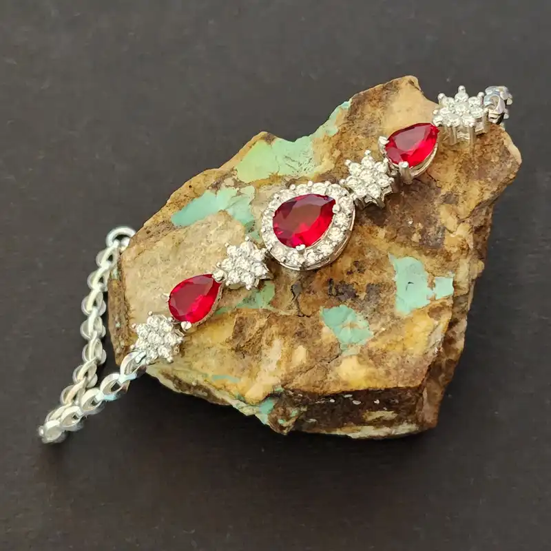 دستبند نقره زنانه مدل 02