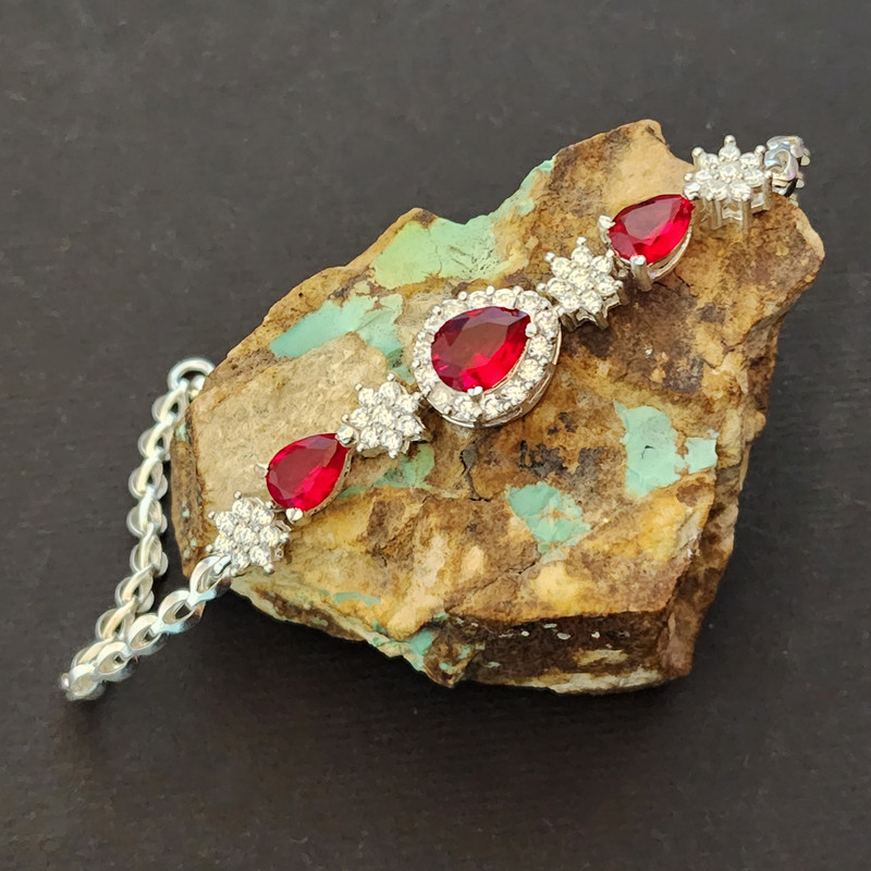 دستبند نقره زنانه مدل 02