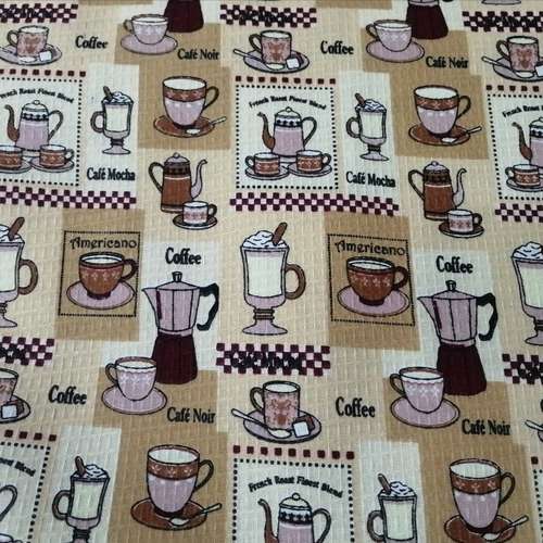 پارچه آشپزخانه طرح coffe