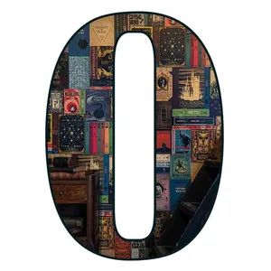 استند رومیزی تولد مدل عدد 0 طرح هری پاتر