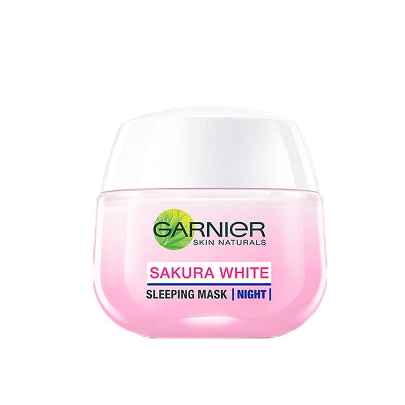 ماسک صورت شب گارنیه مدل Sakura White حجم 50 میلی لیتر