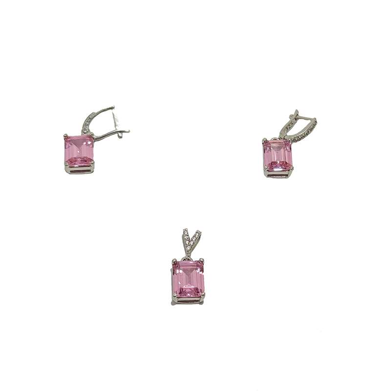 نیم ست نقره زنانه پایوالیک مدل P191