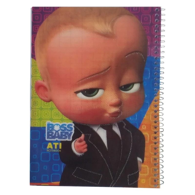  دفتر مشق 100 برگ آتی طرح The Boss Baby کد002