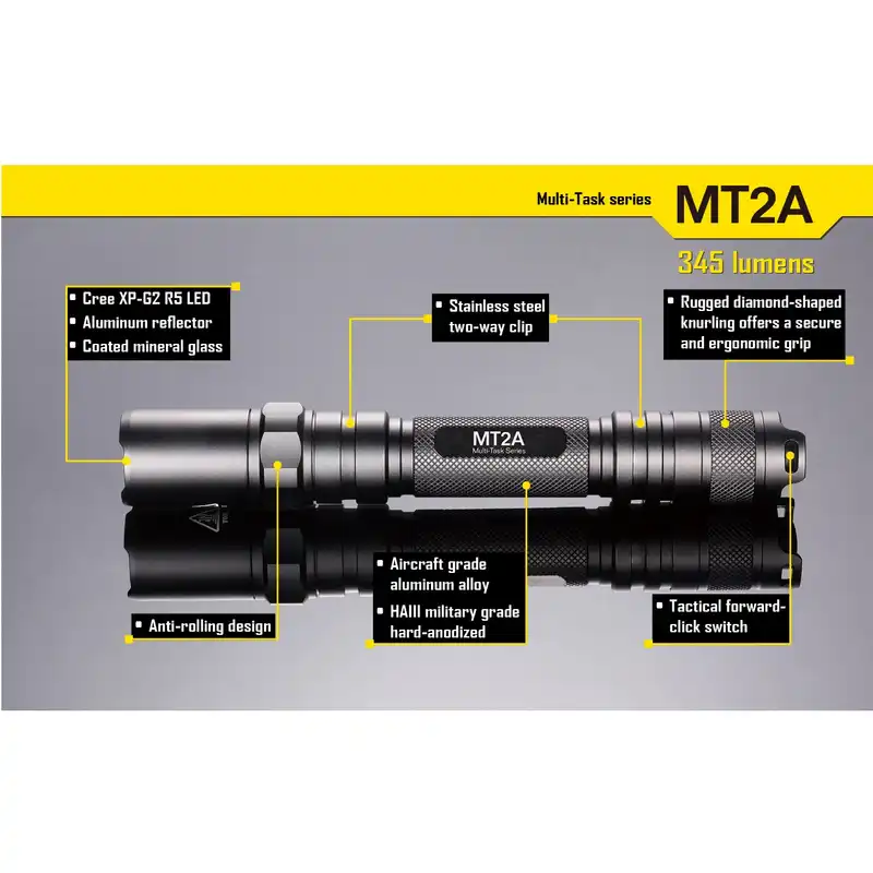 چراغ قوه نایت کر مدل MT2A