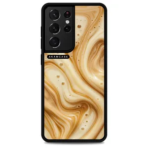 AKAM AMC-WSGS21U-COFFEE-21 Cover For Samsung Galaxy S21 Ultra