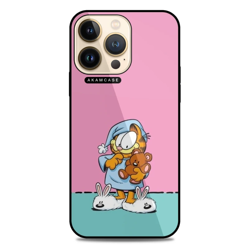 کاور آکام مدل AMC-WA13PRO-GARFIELD17 مناسب برای گوشی موبایل اپل iPhone 13 Pro