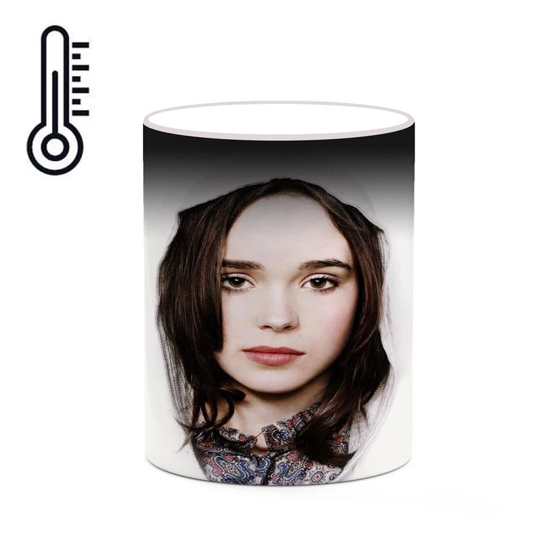 ماگ حرارتی کاکتی طرح Ellen Page مدل mgh25888