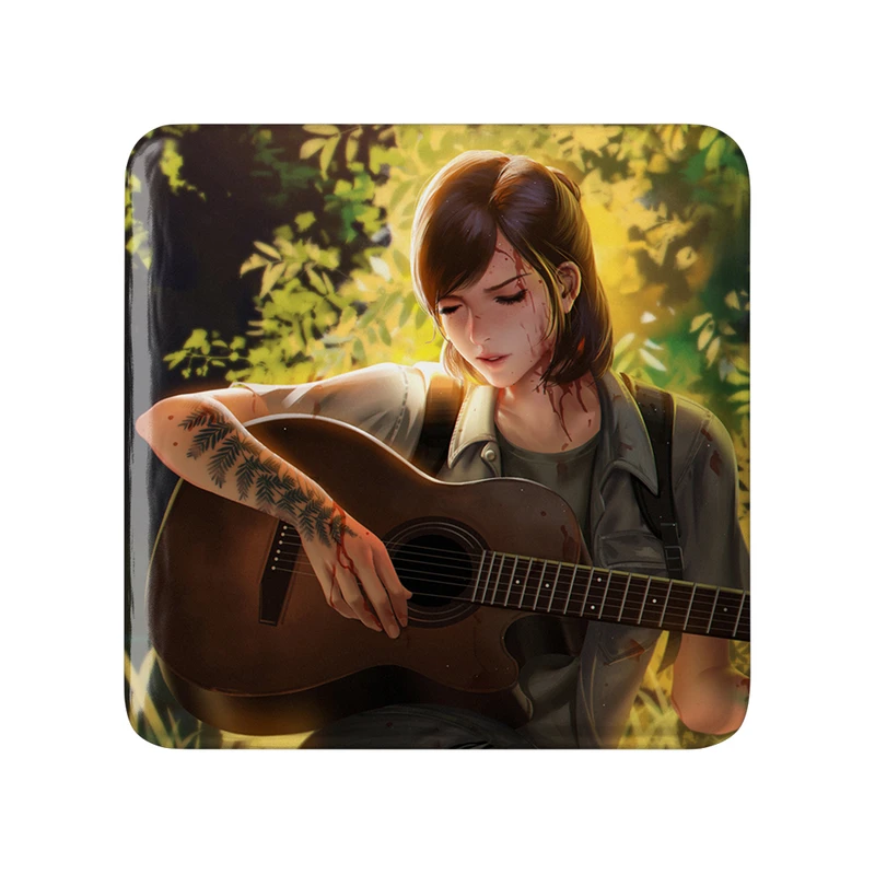 مگنت خندالو طرح بازی آخرین بازمانده از ما (The Last Of Us) مدل مربعی کد 31708