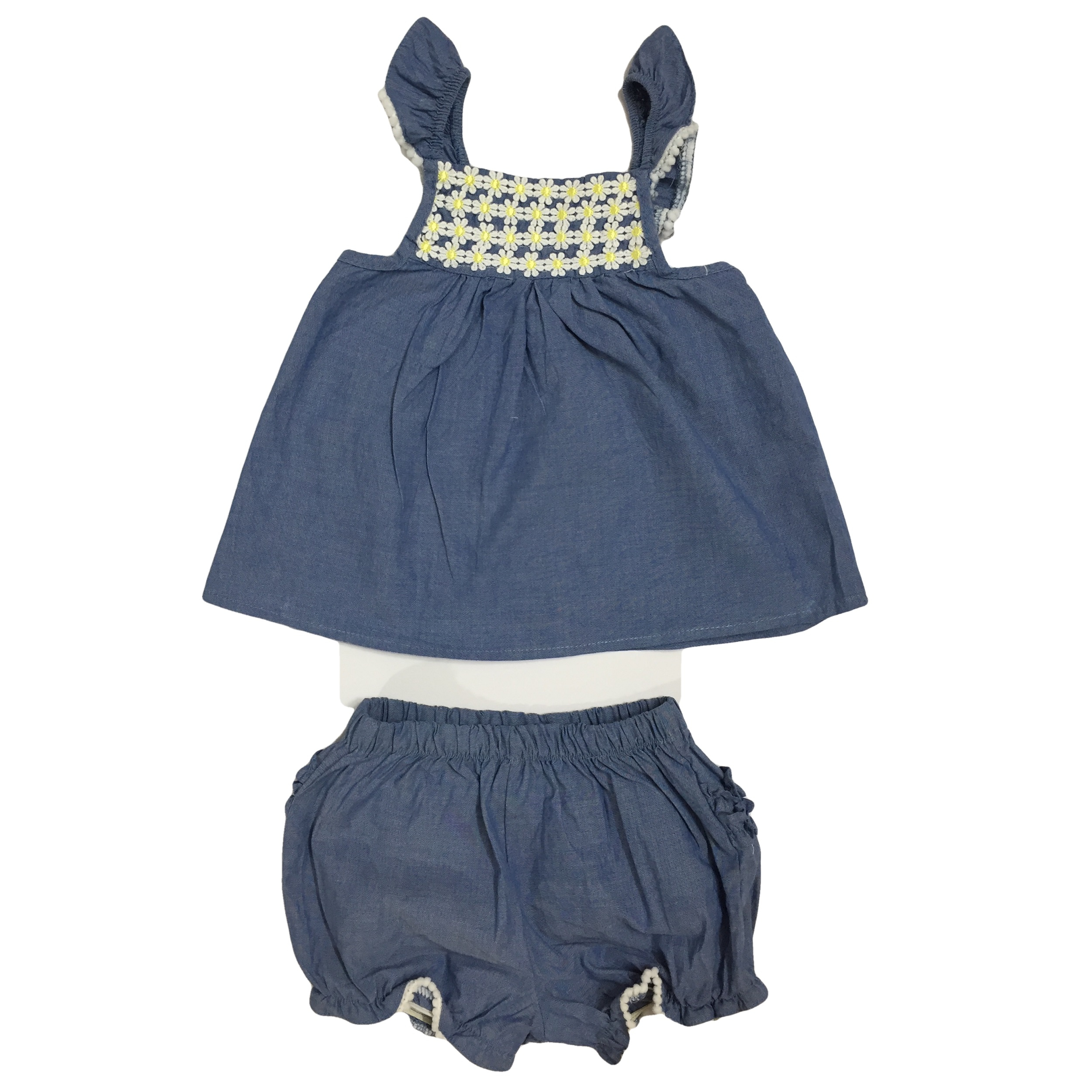 ست تاپ و شورت نوزادی مدل BNB