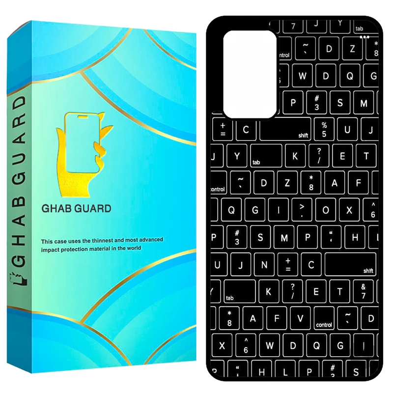 کاور قاب گارد طرح کیبورد مدل GCHPA72 مناسب برای گوشی موبایل سامسونگ Galaxy A72 4G
