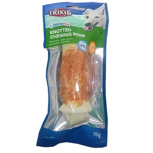 تشویقی سگ تریکسی مدل Trixie knotted chewing bone وزن 70 گرم