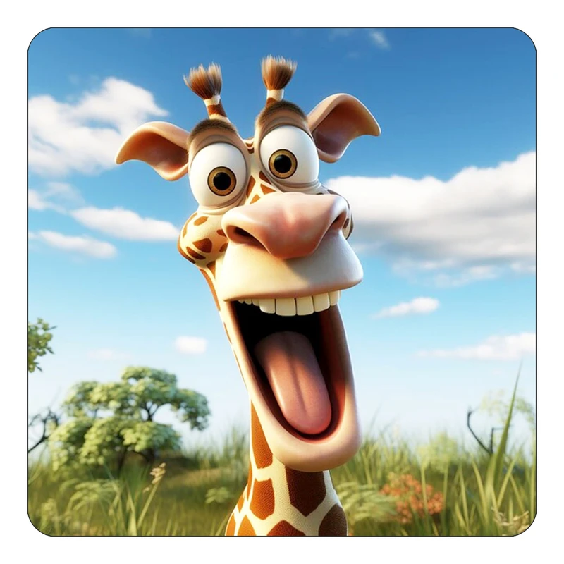 مگنت کاکتی طرح حیوانات کارتونی مدل mp28640