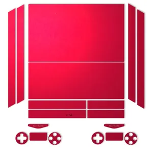 MAHOOT Red Color Special Sticker for PS4