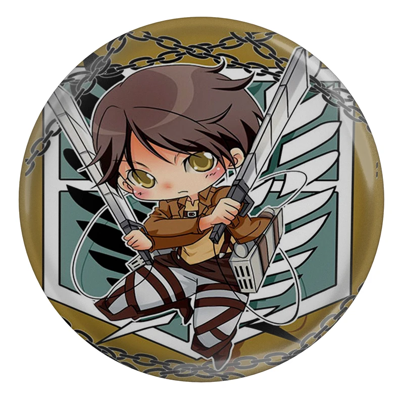 پیکسل طرح انیمه مانگایی حمله به تایتان یگر آکرمن مدل S14006