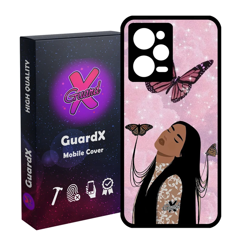 کاور گارد ایکس طرح Girl مدل Glass10297 مناسب برای گوشی موبایل شیائومی Redmi Note 12 Pro 5G/Poco X5 Pro 5G/Note 12 Pro Pro speed