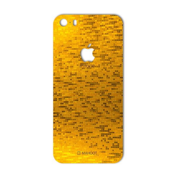 برچسب پوششی ماهوت مدل Gold-pixel Special مناسب برای گوشی iPhone 5S-SE برچسب پوششی ماهوت مدل Gold-pixel Special مناسب برای گوشی iPhone 5S-SE