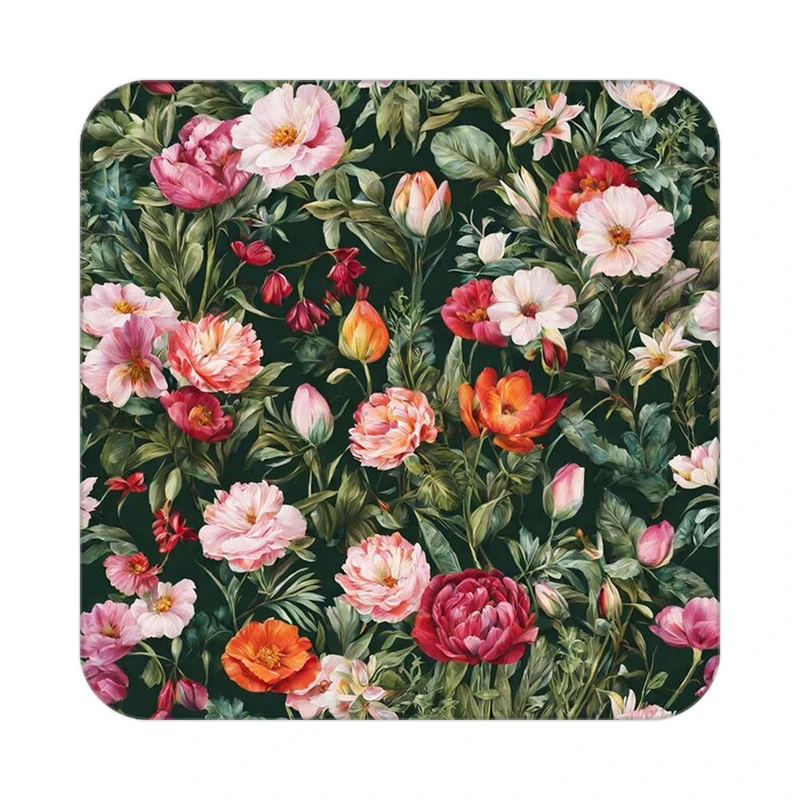 زیر لیوانی کاکتی طرح گل مدل mp16275