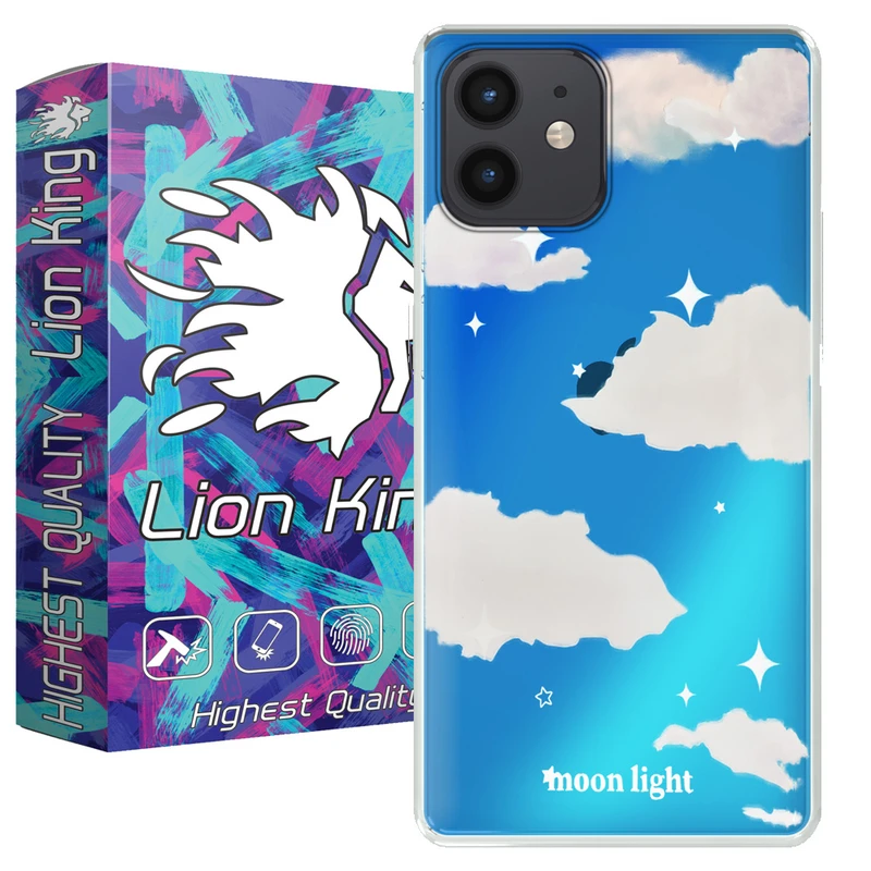   کاور لاین کینگ مدل هولوگرامی Cloud مناسب برای گوشی موبایل اپل IPhone 12