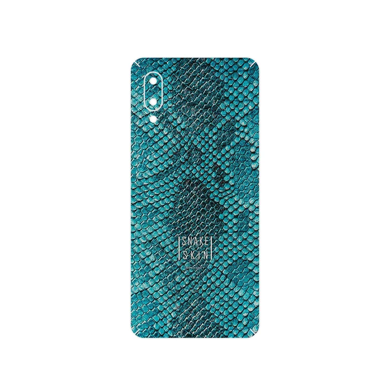 برچسب پوششی ماهوت مدل Blue Snake Skin مناسب برای گوشی موبایل سامسونگ Galaxy A02