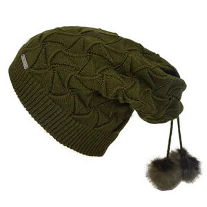 کلاه بافتنی سام مدل پوم دار کد 226