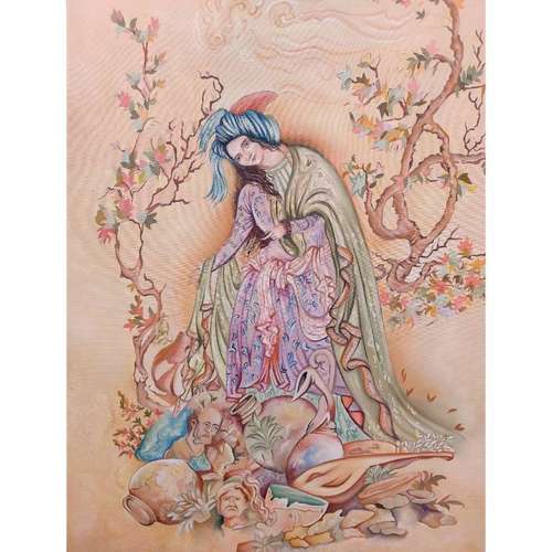 تابلو نقاشی رنگ روغن مدل 1