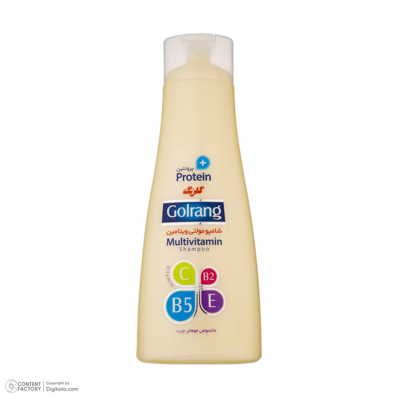 شامپو مولتی ویتامین مو  گلرنگ سری Plus Protein مدل Oily Hair وزن 400 گرم