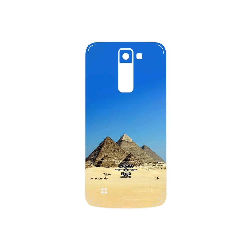 برچسب پوششی ماهوت مدل Pyramids of Egypt مناسب برای گوشی موبایل ال جی K8