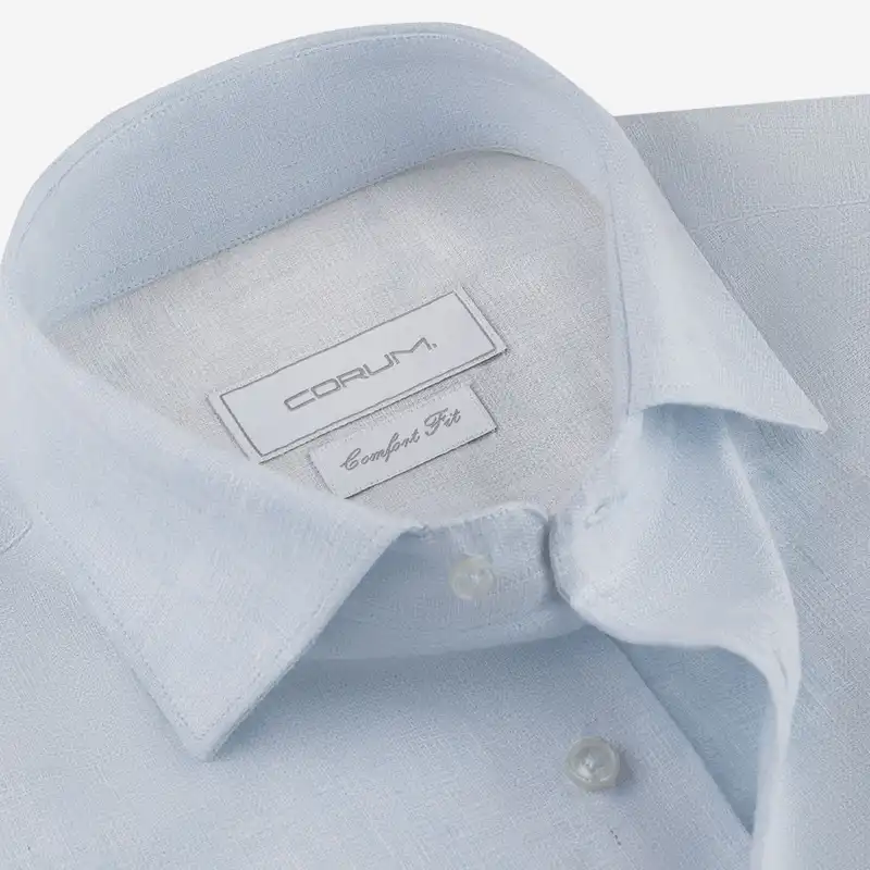 پیراهن آستین بلند مردانه کروم مدل لینن 2410161