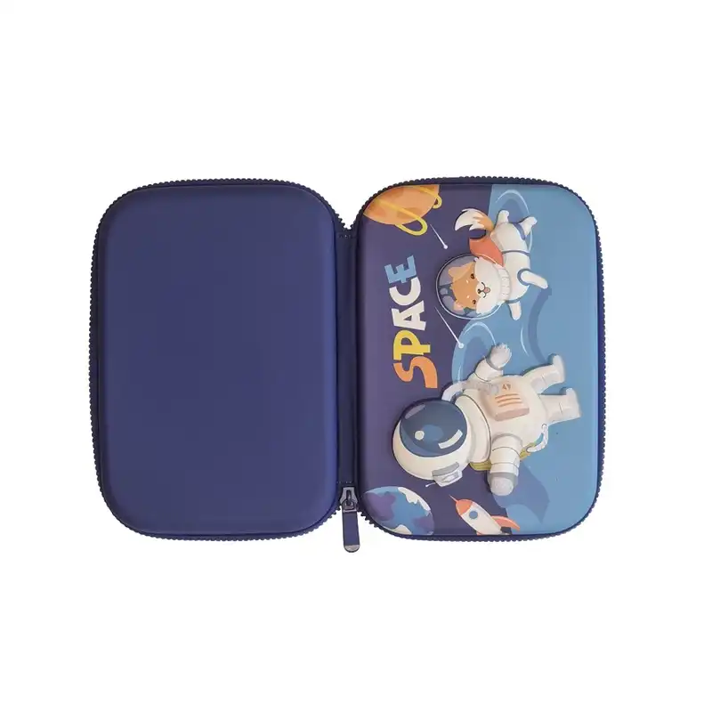 جامدادی مدل فانتزی سیلیکونی طرح فضانورد در ماه کد 5965-BL-170