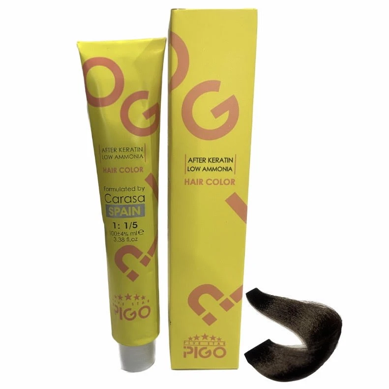 رنگ مو پیگو شماره 0-6  حجم 100 میلی لیتر رنگ بلوند تیره