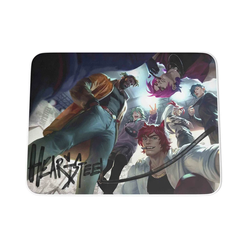 ماوس پد مخصوص بازی مدل بوی بند لیگ اف لجندز کد186 Boy Band Heart steel